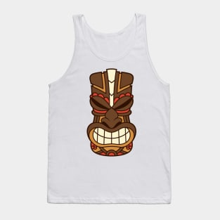 Funny Tribal Tiki Head Tank Top